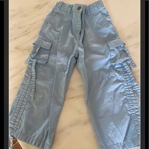 GUC Girls Cropped Cargo Pants Blue Size 6